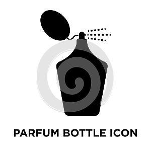 Parfum bottle iconÃÂ  vector isolated on white background, logo c photo